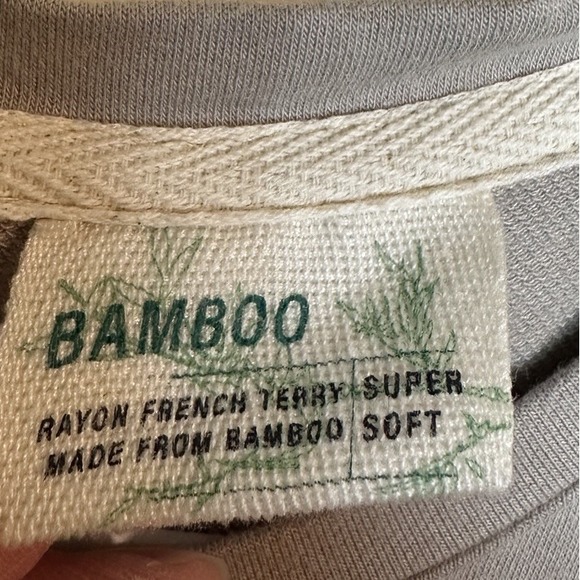 Logo By Lori Goldstein Tunic Top Bamboo 3/4 Sleeve Pockets Sz S lagenlook casual - Picture 3 of 7